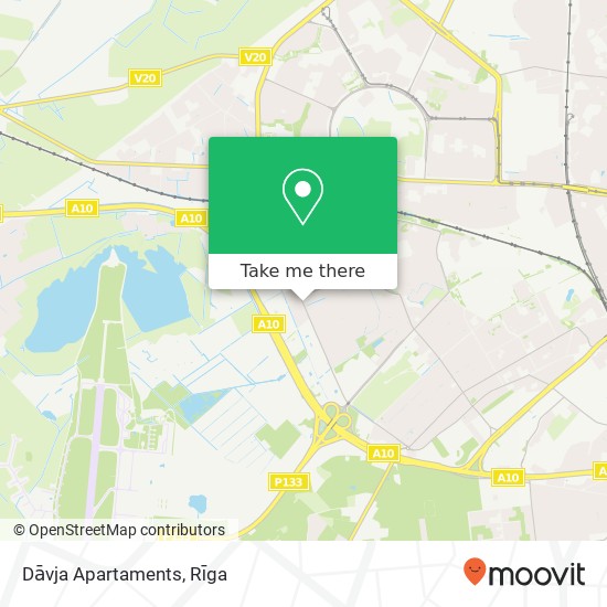 Dāvja Apartaments map