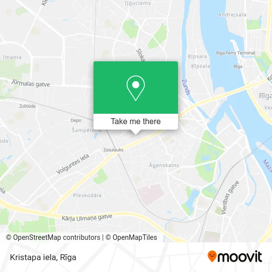 Карта Kristapa iela