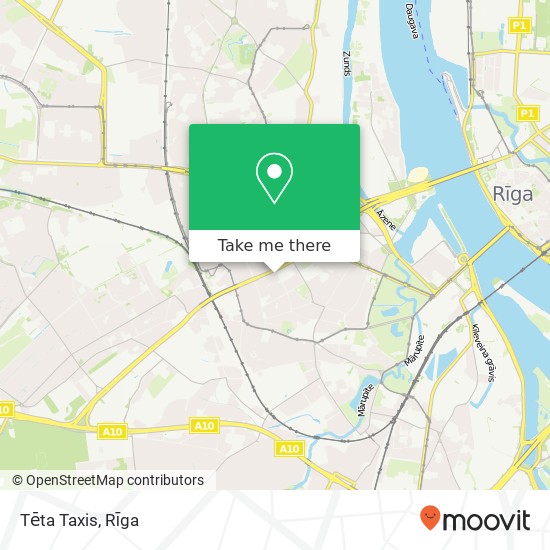 Tēta Taxis map