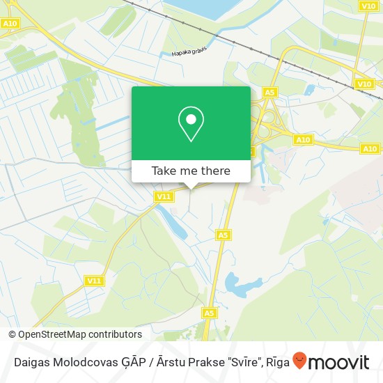 Daigas Molodcovas ĢĀP / Ārstu Prakse "Svīre" map