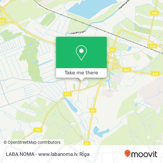 Карта LABA NOMA - www.labanoma.lv