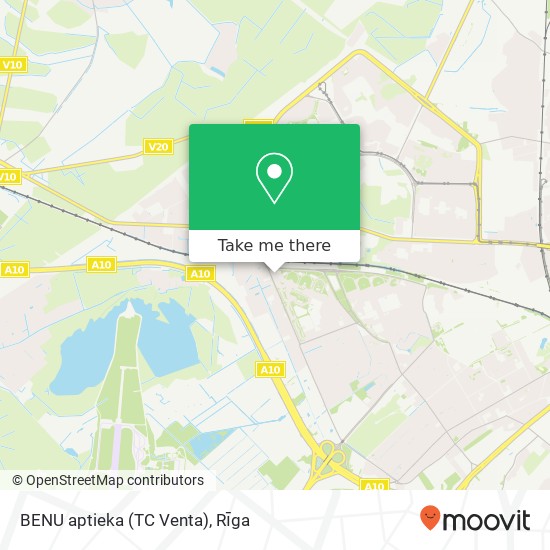 BENU aptieka (TC Venta) map