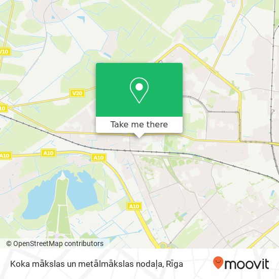 Koka mākslas un metālmākslas nodaļa map