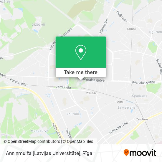 Anniņmuiža [Latvijas Universitāte] map