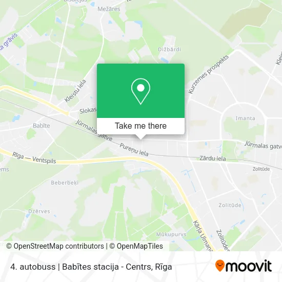 4. autobuss | Babītes stacija - Centrs map