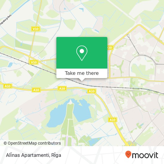 Alīnas Apartamenti map