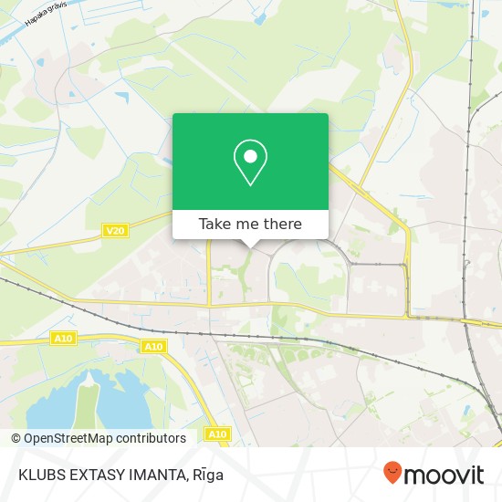 KLUBS EXTASY IMANTA map