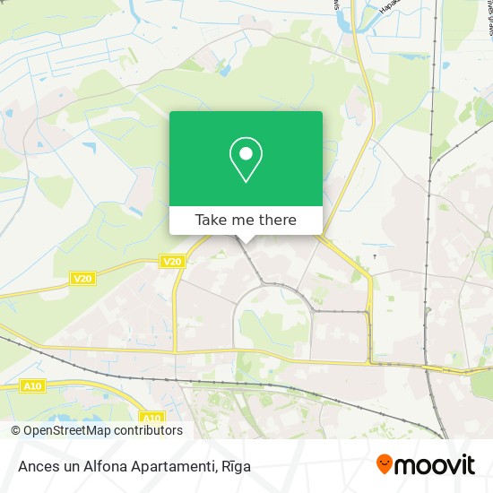 Ances un Alfona Apartamenti map