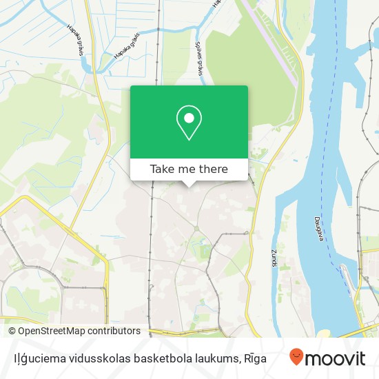 Iļģuciema vidusskolas basketbola laukums map