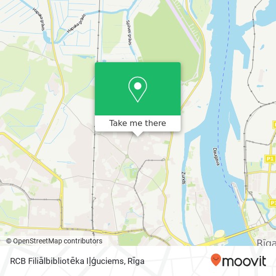 RCB Filiālbibliotēka Iļģuciems map