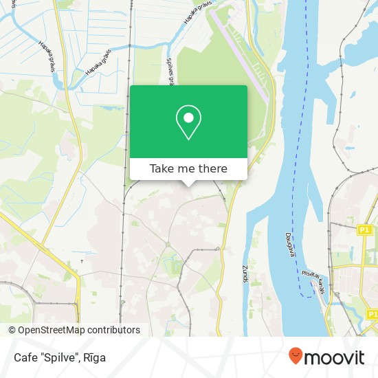 Cafe "Spilve" map