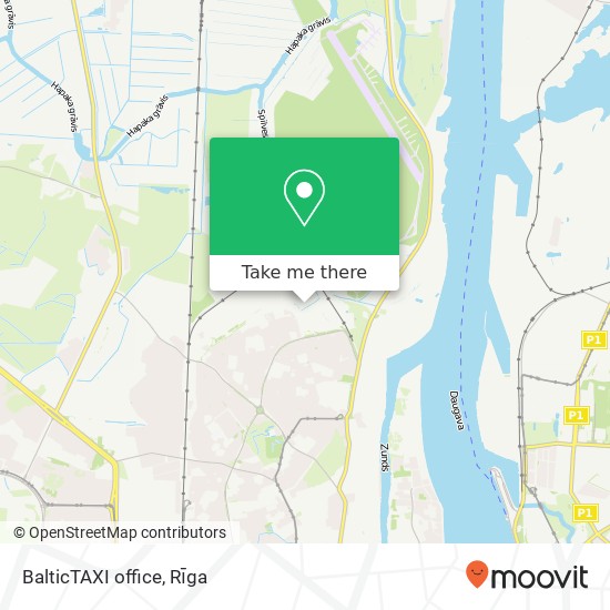 BalticTAXI office map