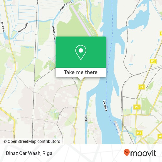 Dinaz Car Wash map