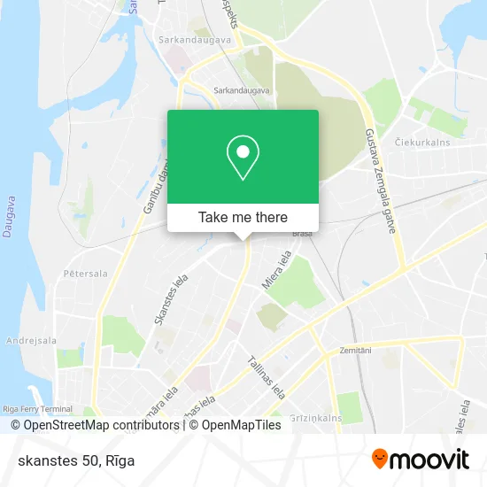 Карта skanstes 50