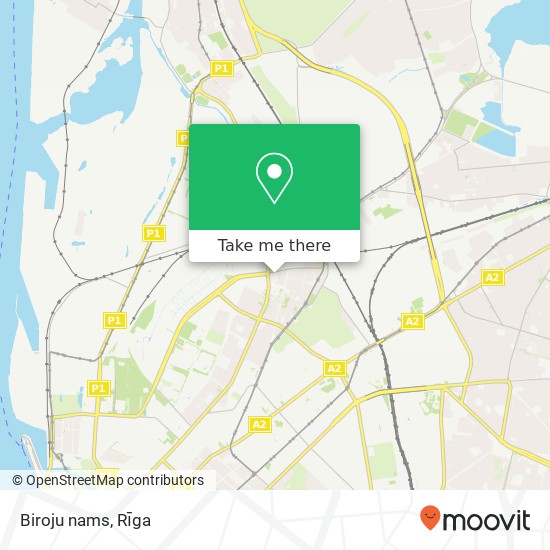 Biroju nams map