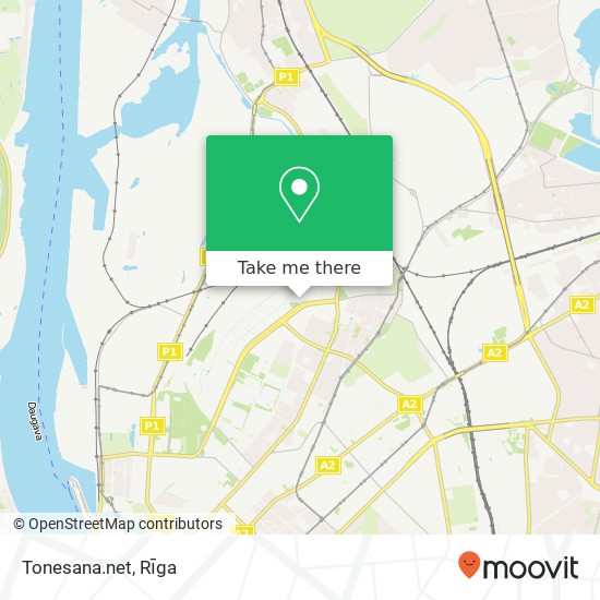 Карта Tonesana.net