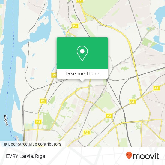 EVRY Latvia map