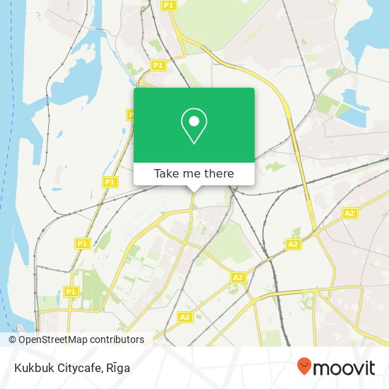 Карта Kukbuk Citycafe