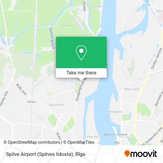 Карта Spilve Airport (Spilves lidosta)