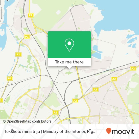 Iekšlietu ministrija | Ministry of the Interior map