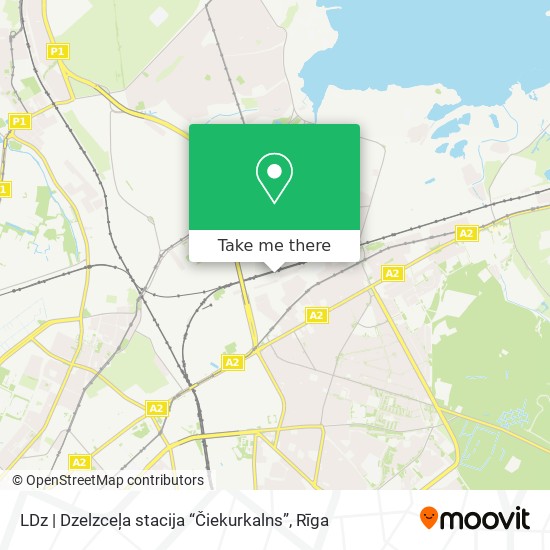 LDz | Dzelzceļa stacija “Čiekurkalns” map