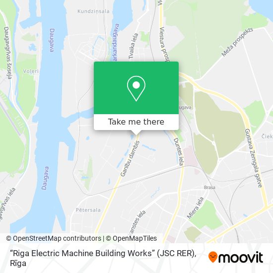 “Riga Electric Machine Building Works” (JSC RER) map