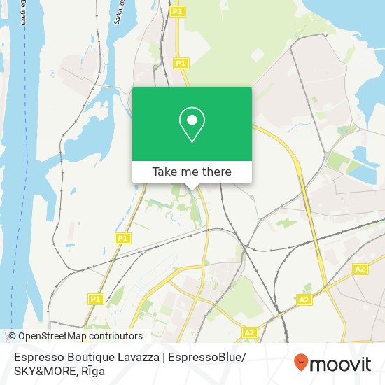 Espresso Boutique Lavazza | EspressoBlue/ SKY&MORE map