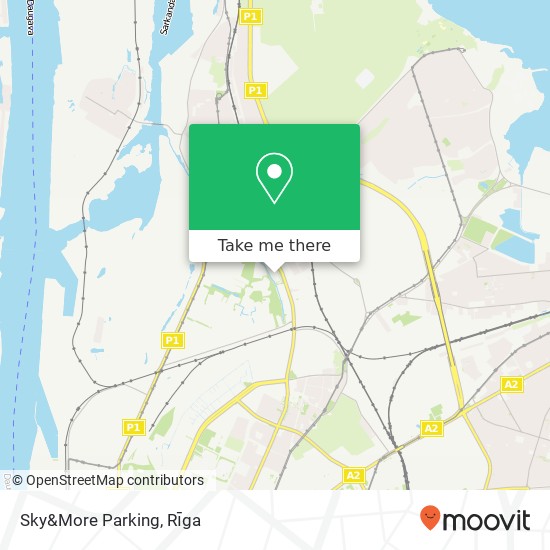 Sky&More Parking map