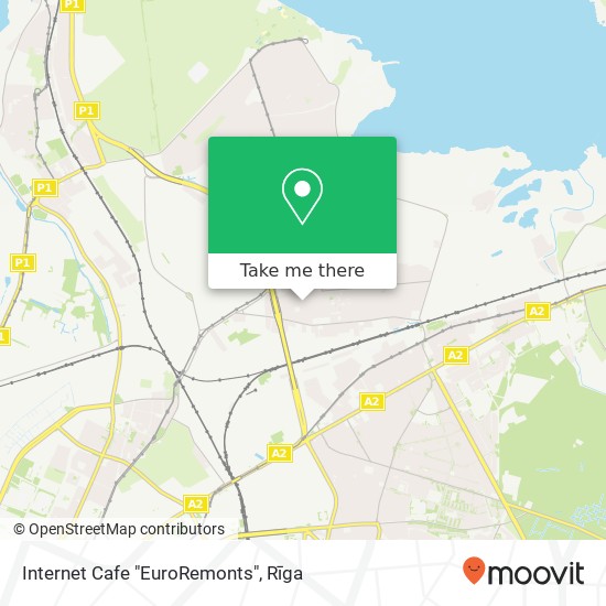 Internet Cafe "EuroRemonts" map