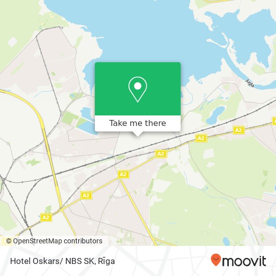 Hotel Oskars/ NBS SK map