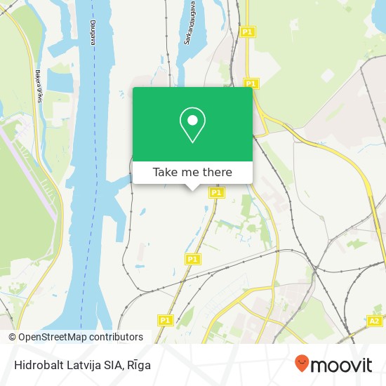 Hidrobalt Latvija SIA map