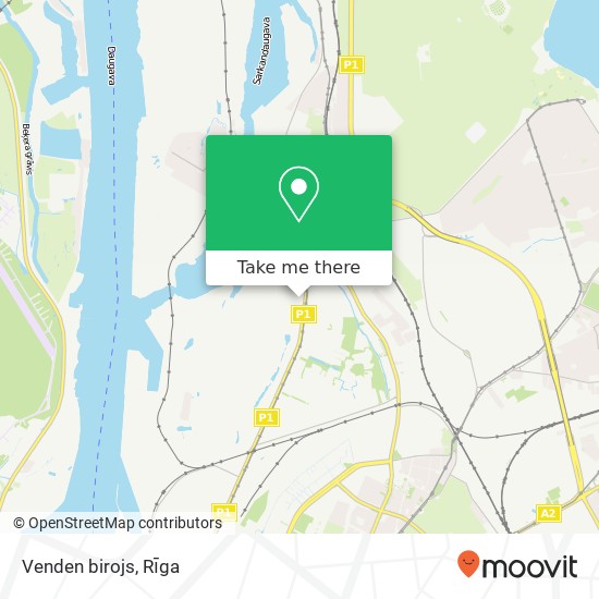 Venden birojs map