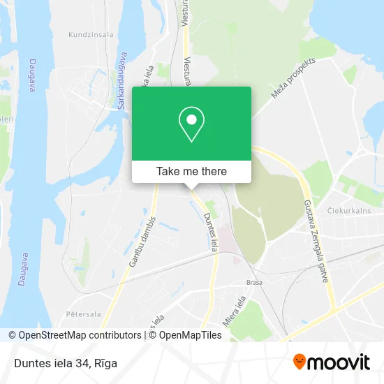 Duntes iela 34 map