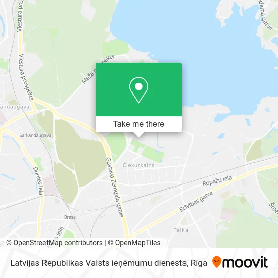 Latvijas Republikas Valsts ieņēmumu dienests map