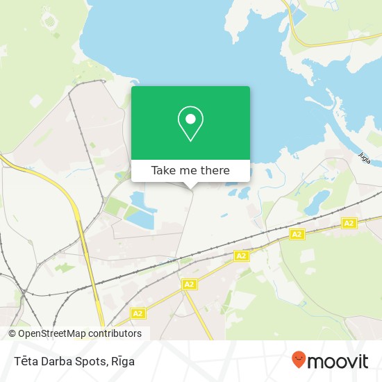 Tēta Darba Spots map