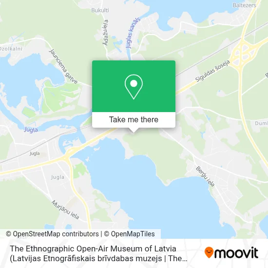 The Ethnographic Open-Air Museum of Latvia map