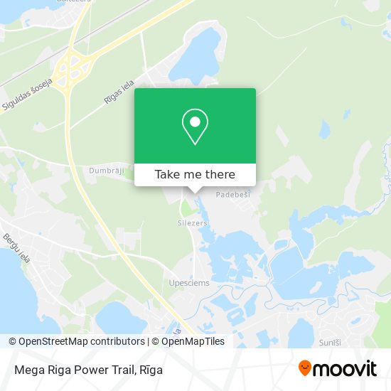 Mega Riga Power Trail map