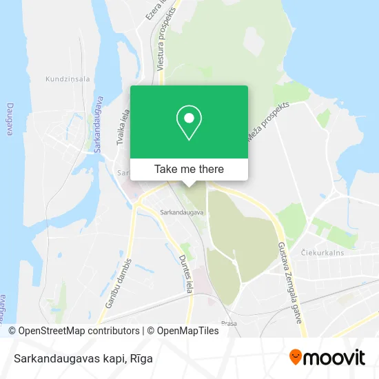 Карта Sarkandaugavas kapi