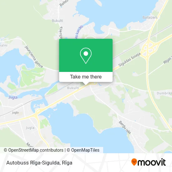 Карта Autobuss Rīga-Sigulda