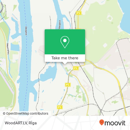 WoodART.LV map