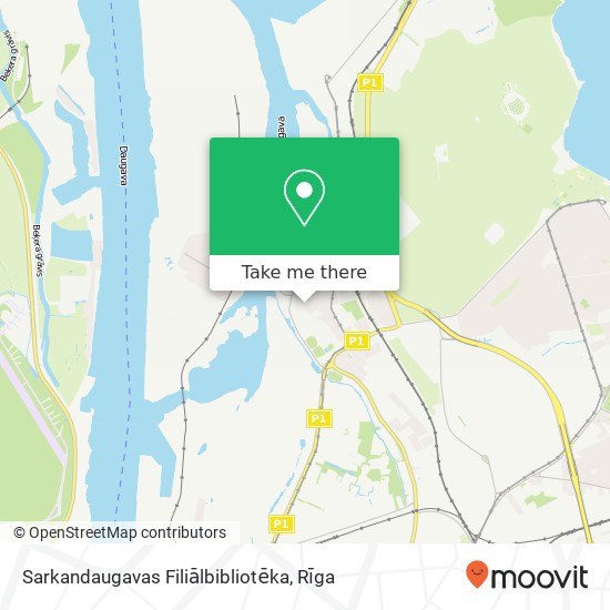 Sarkandaugavas Filiālbibliotēka map