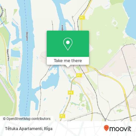 Tētuka Apartamenti map