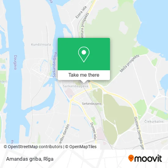 Карта Amandas griba