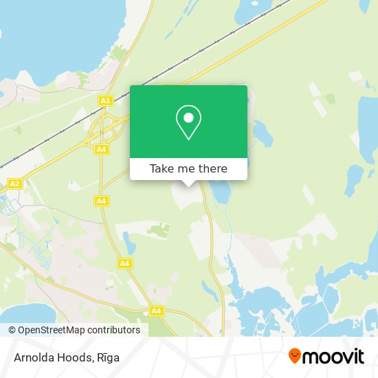 Arnolda Hoods map
