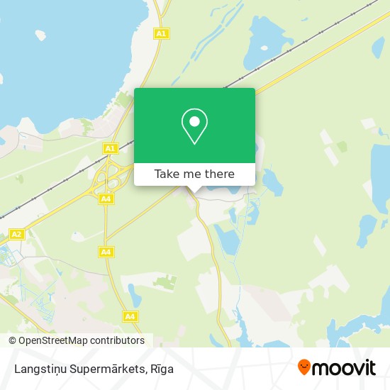 Langstiņu Supermārkets map