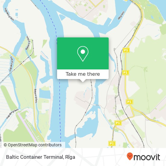 Baltic Container Terminal map
