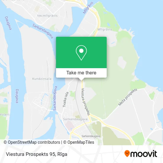 Viestura Prospekts 95 map