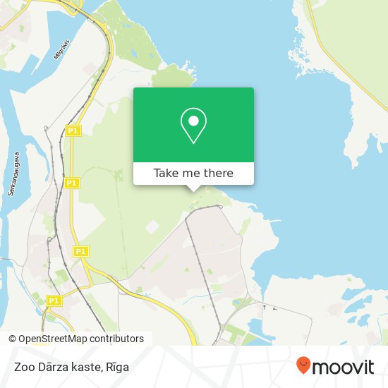 Zoo Dārza kaste map