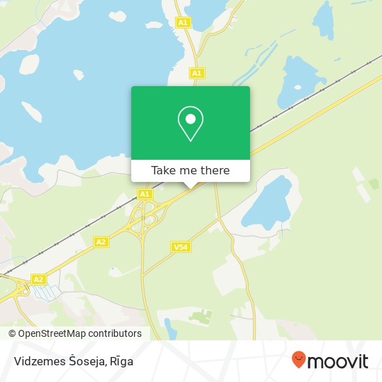 Vidzemes Šoseja map