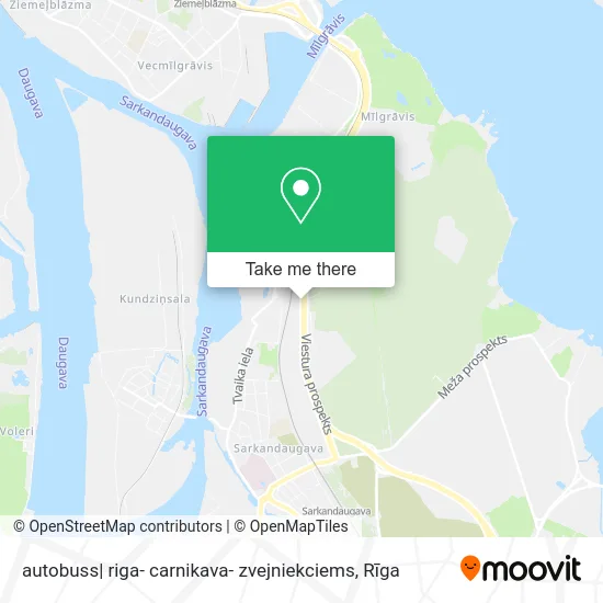 Карта autobuss| riga- carnikava- zvejniekciems